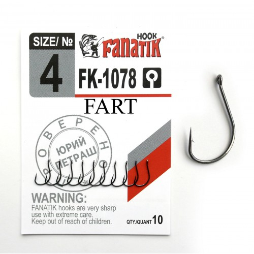 FANATIK Haken FK-1078 FART (GLÜCK) VHI-Carbon (9 mm - 17 mm)